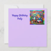 ポリー～誕生日カード～子供部屋韻～ (裏面)