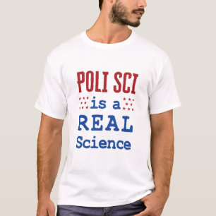ポリSCIは政治実在学であ専攻のる Tシャツ