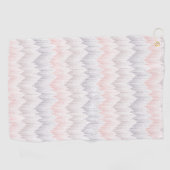 ポルカの点々のあるな山頂パターン ゴルフタオル (横)