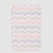 ポルカの点々のあるな山頂パターン ゴルフタオル (正面)