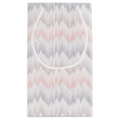 ポルカの点々のあるな山頂パターン スモールペーパーバッグ (裏面)