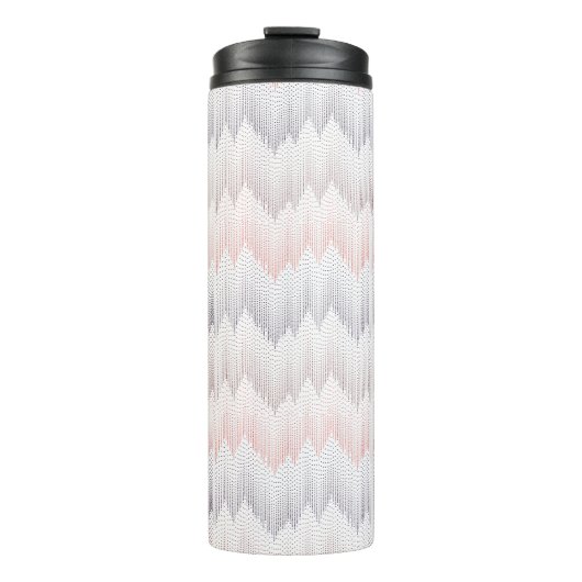 ポルカの点々のあるな山頂パターン タンブラー (正面)