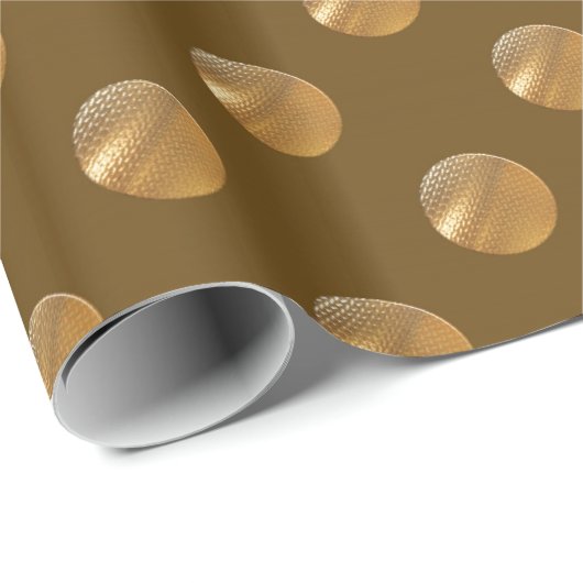 ポルカの金点 ラッピングペーパー (ロールコーナー)