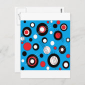 ポルカの青 ポストカード (正面/裏面)