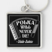 ポルカは決してドレスデンのファンを死なない キーホルダー (正面)