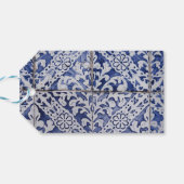 ポルカスタマイズガルのタイル – Azulejoフローラ ギフトタグ (裏面横)