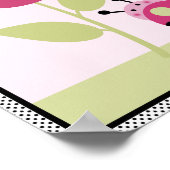 ポルカドットのリトルレディバグ #1 ぬいぐらむアートポスター ポスター (角)