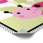 ポルカドットのリル・レディバグ #2 ぬいぐるみアートポスター ポスター (角)