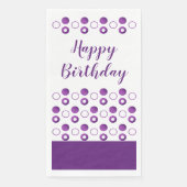 ポルカドットパープルとホワイト誕生日 (正面)