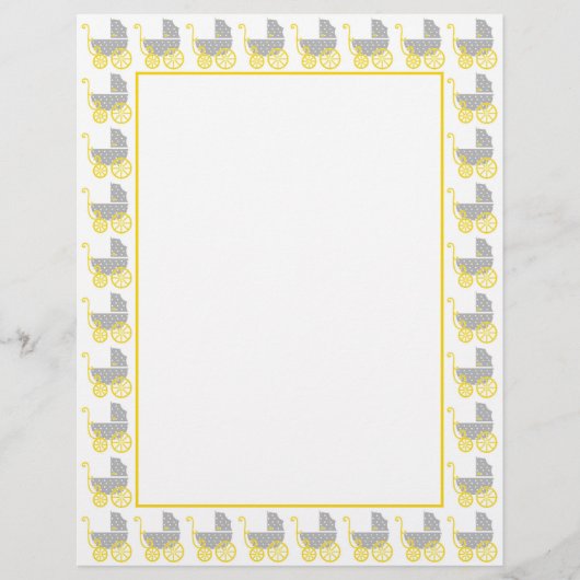 ポルカドットベビーキャリッジ縁どプリント (正面)