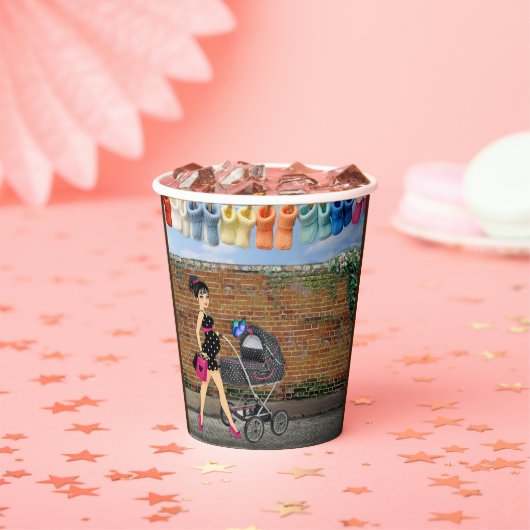 ポルカドットベビー 紙コップ (インサイチュ)