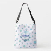 ポルカドットモノグラムのオールオーバー体バッグ クロスボディバッグ (裏面)