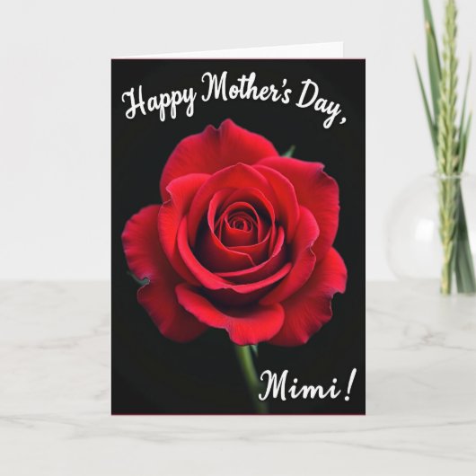 ポルカドットローズ ロマンスカード カード (正面)