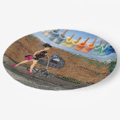 ポルカドット通りシーン ペーパープレート (アングル)