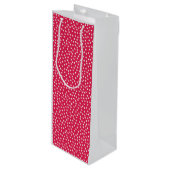 ポルカハートワイン抱き枕 ワインギフトバッグ (正面アングル)