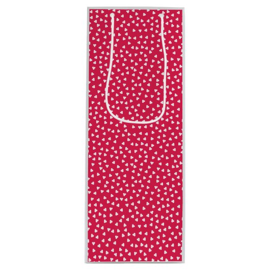 ポルカハートワイン抱き枕 ワインギフトバッグ (正面)