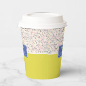 ポルカパターンファミリーまたは企業の紙カップ 紙コップ (左)