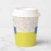 ポルカパターンファミリーまたは企業の紙カップ 紙コップ (右)