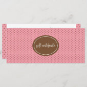 ポルカブテ点々のあるィックスタイルギフト券 (正面/裏面)