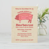 ポルカホリックバーベキュー招待状 招待状 (スタンド正面)