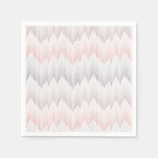 ポルカ山点々のあるのピークパターン スタンダードカクテルナプキン (正面)