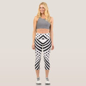 ポルカ抽象芸術 カプリレギンス (正面)