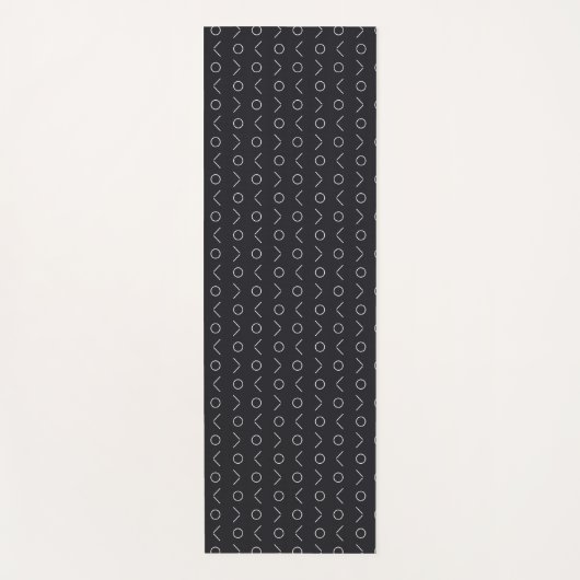 ポルカ線の円 ヨガマット (正面)