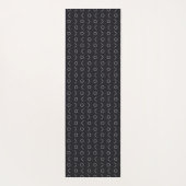 ポルカ線の円 ヨガマット (裏面)