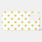 ポルカ金ゴールドグリッタードットテクスチャ Case-Mate iPhoneケース (裏面 (横))