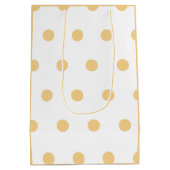 ポルカ金ゴールド大晦日パーティー ミディアムペーパーバッグ (裏面)