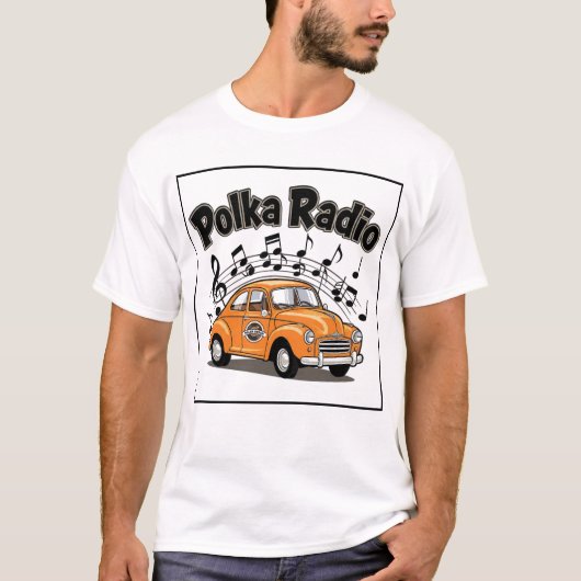 ポルカ・ラジオ クラシックカーTシャツ Tシャツ (正面)