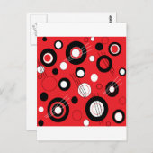ポルカ・レッド ポストカード (正面/裏面)