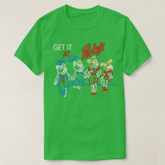ポルキスネオンサインで入手 Tシャツ (デザイン正面)