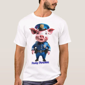 ポルキーペルソナスピおもしろいグキャラクター Tシャツ