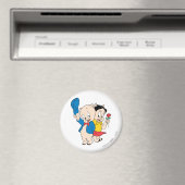 ポルキー·ピグとペチュニア マグネット (インサイチュ (食洗機))