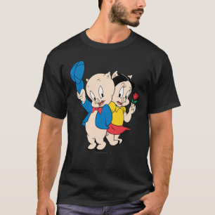 ポルキー·ピグとペチュニア Tシャツ