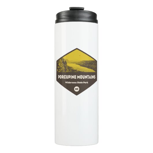 ポルクパインマウンテンズウィルダネス州パークミシガン タンブラー (正面)