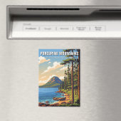 ポルクパインマウンテンズウィルダネス州パーク マグネット (インサイチュ (食洗機))