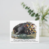 ポルクピナスホルディエルヴィカス ポストカード (スタンド正面)