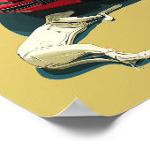 ポルシェと犬 ポスター (角)