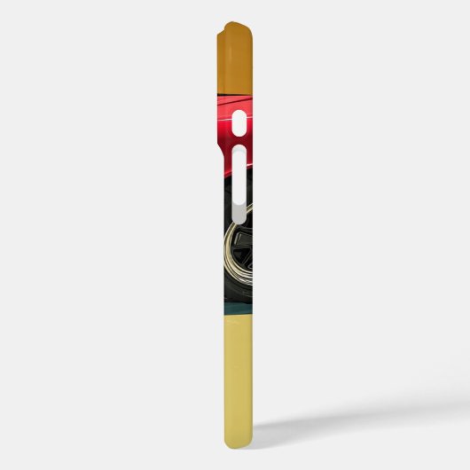 ポルシェと犬 Case-Mate iPhoneケース (裏面 / 左)