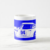 ポルシェのコップ車#4のマグ コーヒーマグカップ (中央)