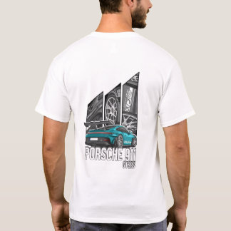 ポルシェ911ターボカーTシャツ Tシャツ