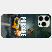 ポルシェ911ダイナミックレースシルエット電話ケース Case-Mate iPhoneケース (裏面 (横))