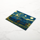 ポルシェ911 GT3 RS 箔シーズンポストカード (回転した状態)