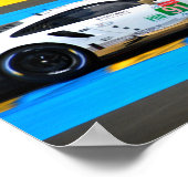 ポルシェ911 RSR no91 24時間ルマン2019 ポスター (角)