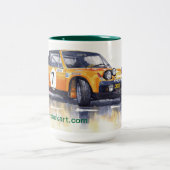 ポルシェ914-6 GTラリー ツートーンマグカップ (中央)