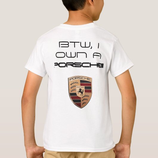 ポルシェ 911 (カスタマイズ) 992.2 Tシャツ (裏面)