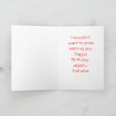 ポルシャ誕生日 カード (内部)