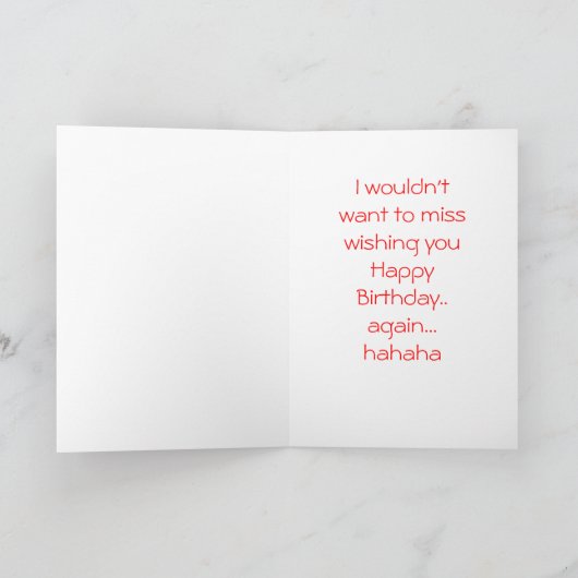 ポルシャ誕生日 カード (内部)